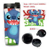 Stitch Stitch animation peripheral double-layer insulated plastic cup two-dimensional cartoon tea cup cold water kettle water cup - V.I.P Digital Presence