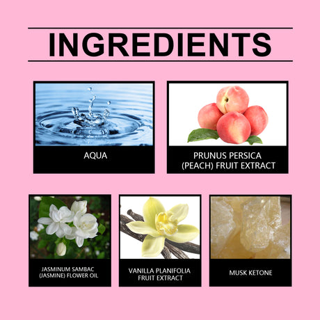 Peach Pink Ball Perfume, Small Fresh Roller Perfume Fresh Light Fruit Peach Ball Perfume - V.I.P Digital Presence