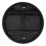 TREXM 5-piece retro functional cutlery set with 1 expandable dining table and 4 cushioned chairs with rattan backrests (espresso - V.I.P Digital Presence