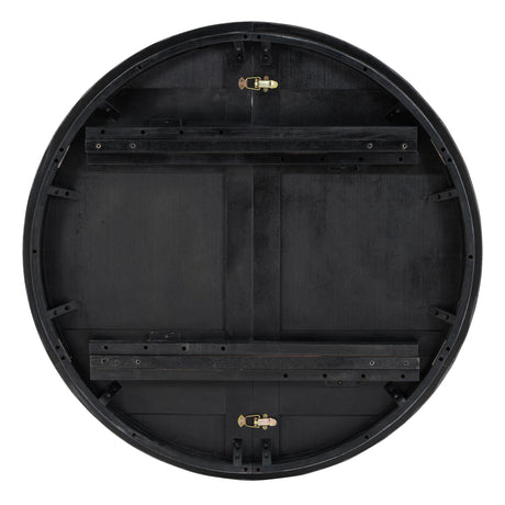 TREXM 5-piece retro functional cutlery set with 1 expandable dining table and 4 cushioned chairs with rattan backrests (espresso - V.I.P Digital Presence