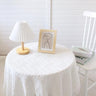 Lace White Tablecloth Ins Style Coffee Table Cloth Art Photo French Retro Knitting