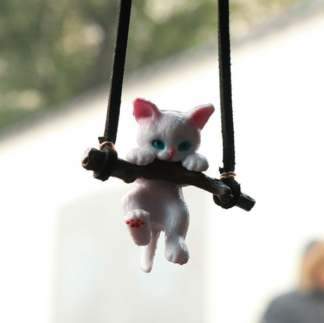 Cute Anime Car Ornaments Faceless Male Cat Pendant Auto Rearview Mirror Pendant Birthday Gift Auto Decoraction Accessories Coche - V.I.P Digital Presence