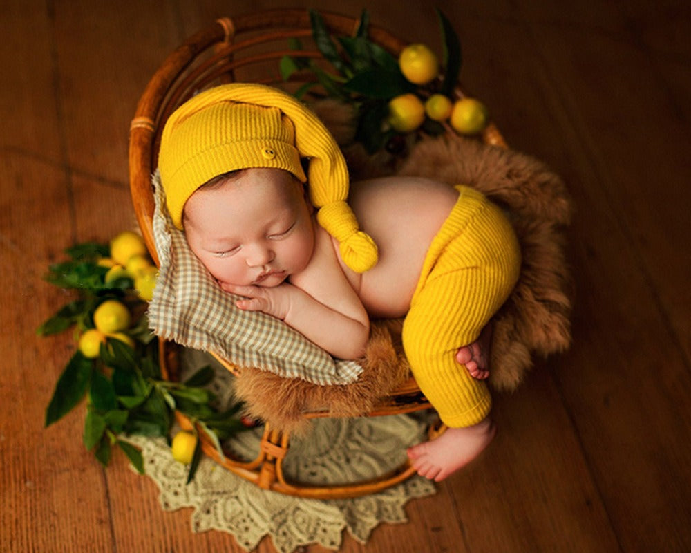 Newborn photography props rattan chair studio shooting supplies auxiliary shooting props handmade - V.I.P Digital Presence
