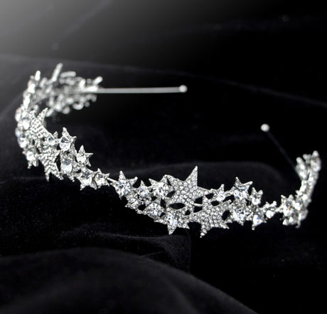 Star Crown New Hair Band Wedding Hair Accessories Bridal Jewelry - V.I.P Digital Presence
