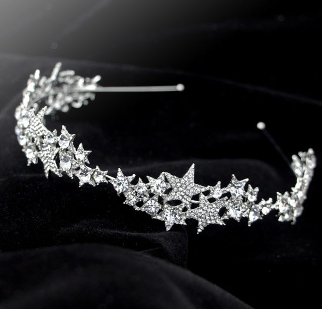 Star Crown New Hair Band Wedding Hair Accessories Bridal Jewelry - V.I.P Digital Presence