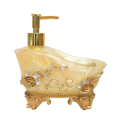 European Liquid Soap Bottle Resin Bathtub Shape Bathroom Sanitizer Bottles Shampoo Shower Gel Wristband Dispenser Accessories - V.I.P Digital Presence