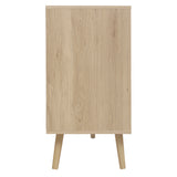 4 Door Accent Cabinet Sideboard Buffet Storage Cabinet with Adjustable Shelf for Entryway Living Room Bedroom - V.I.P Digital Presence