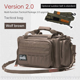 Outdoor camping picnic bag outdoor tableware storage tactical compartment sundries portable shoulder bag - V.I.P Digital Presence