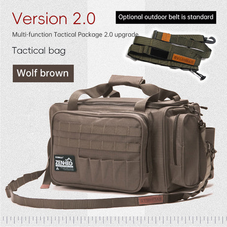 Outdoor camping picnic bag outdoor tableware storage tactical compartment sundries portable shoulder bag - V.I.P Digital Presence