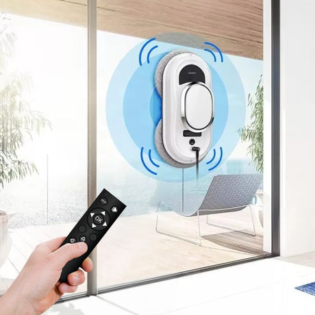 5600Pa Smart Window Cleaning Robot   Auto-Guided, Remote-Controlled Glass Cleaner for Home Use - V.I.P Digital Presence