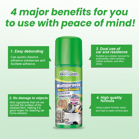 Multipurpose Adhesive Remover, Multi-Purpose Adhesive Removal Self-Adhesive Double-Sided Adhesive Removal Adhesive Cleaning Adhesive No Residue Cleaner - V.I.P Digital Presence