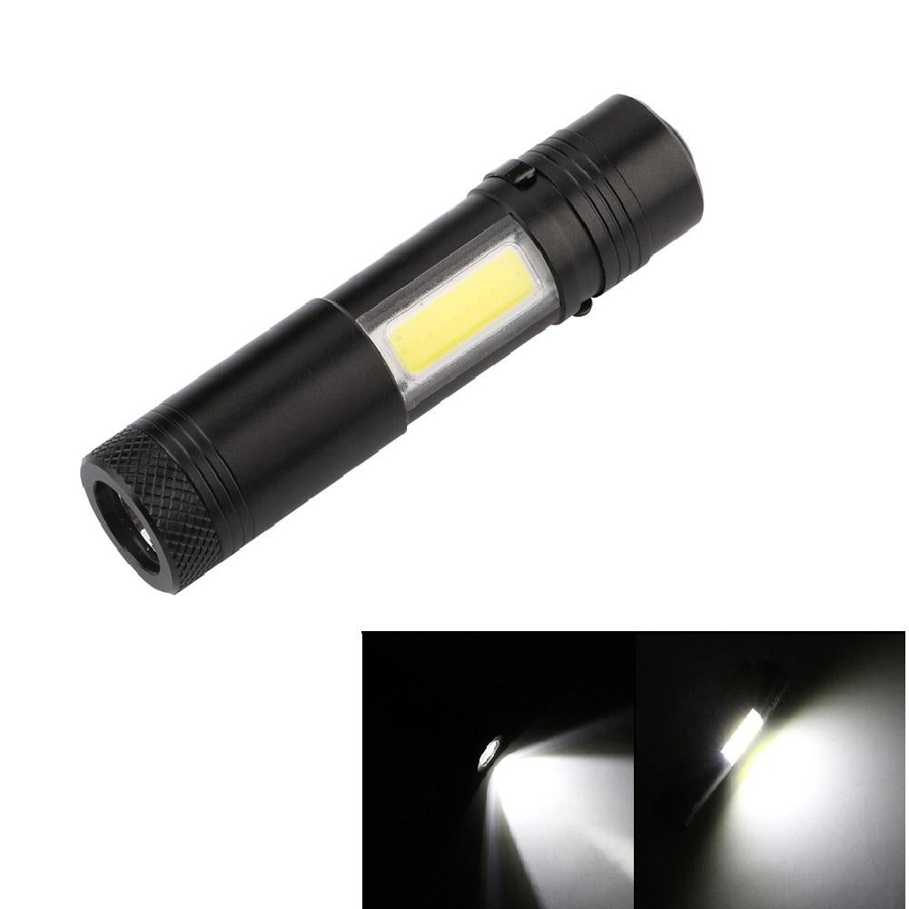 Mini Portable Aluminum LED Flashlight XPE COB Work Light Lanterna Powerful Pen Torch Lamp 4 Modes Use 14500 or AA - V.I.P Digital Presence