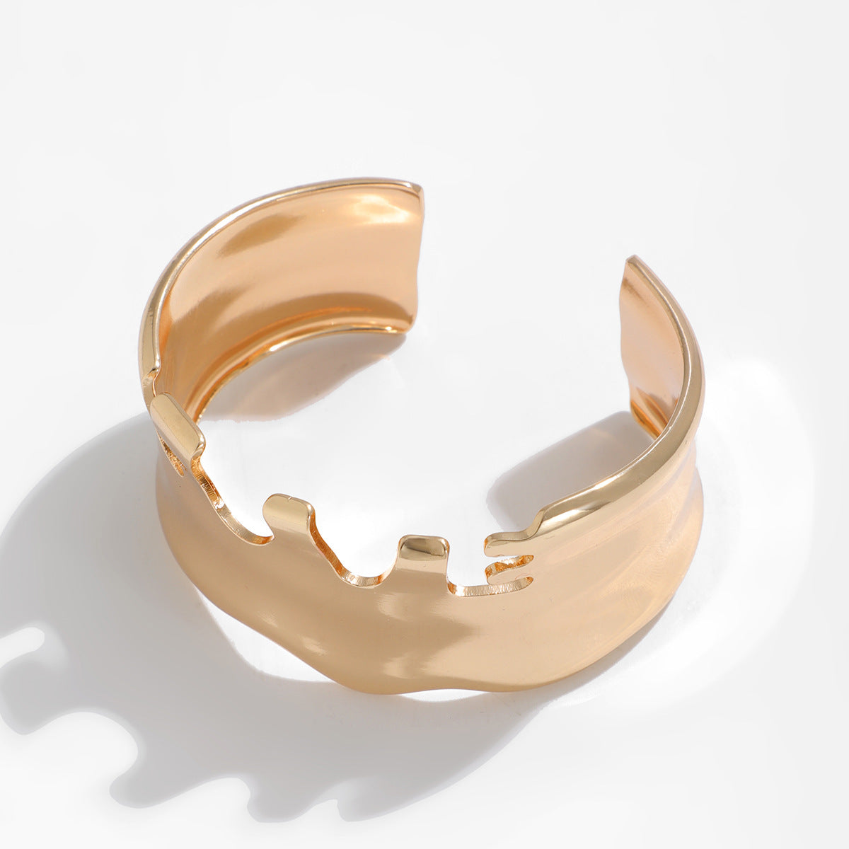 Metal style temperament niche versatile bracelet Bracelet irregular opening bracelet - V.I.P Digital Presence