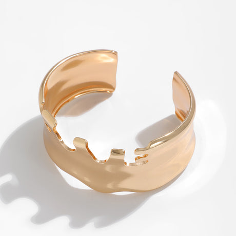 Metal style temperament niche versatile bracelet Bracelet irregular opening bracelet - V.I.P Digital Presence