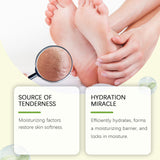 Foot Care Wax Exfoliates, Prevents Dryness, Moisturizes, Hydrates And Moisturizes Tender And Smooth Foot Skin Care Wax