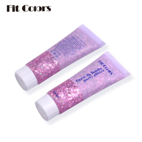 Fit Colors Sequin Gel Mermaid Scale Face Body Lip Sequin Eye Shadow Bright Polarized Stage Makeup - V.I.P Digital Presence