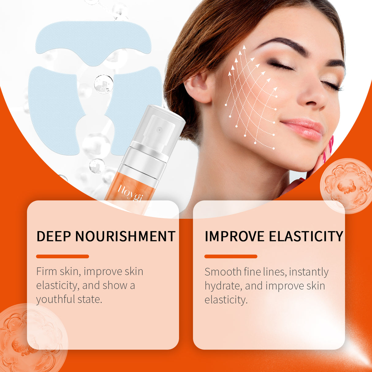 Collagen Facial Set Collagen Firming & Nourishing Spray Hydrating & Hydrating Mask