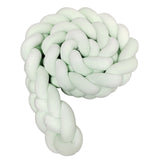 Woven baby bed surround anti-collision strip four strand Fried Dough Twists braid wrapped around the bed surround ins baby child - V.I.P Digital Presence