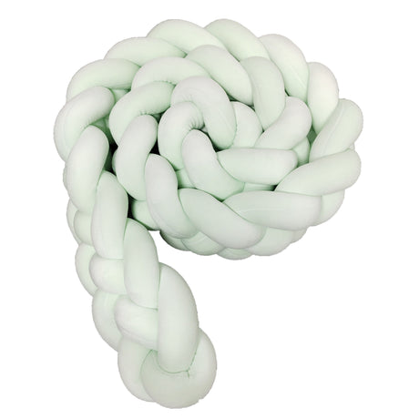 Woven baby bed surround anti-collision strip four strand Fried Dough Twists braid wrapped around the bed surround ins baby child - V.I.P Digital Presence