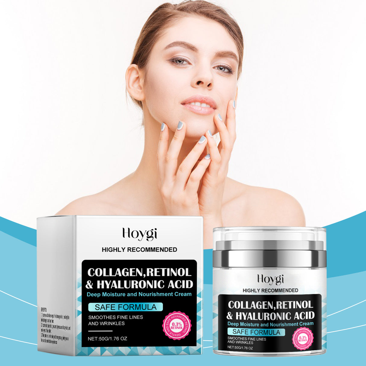 Collagen Moisturizing Cream Moisturizes And Hydrates Rough Skin To Improve Gentle Facial Daily Care