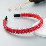 Hair Hoop Hand-Woven Beaded Headband Female Baroque Sponge Hair Bundle Korean Face Wash Hair Accessories - V.I.P Digital Presence