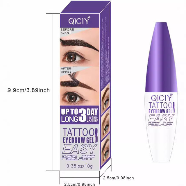 Tear off eyebrow cream is waterproof, sweat resistant, easy to apply, anti smudging, tear off eyebrow adhesive - V.I.P Digital Presence