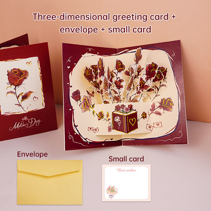 3D Paper-Cut Mother's Day Card: A Creative & Heartfelt Gift for Mom - V.I.P Digital Presence