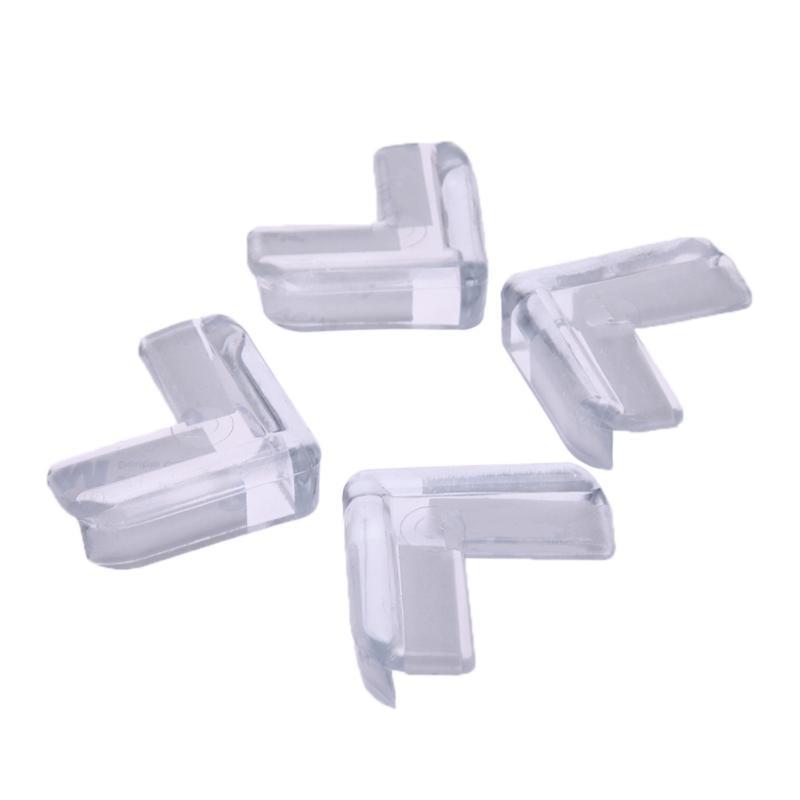 4 protectores de silicona para esquinas de mesa para bebés 