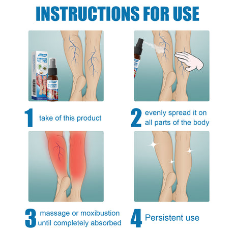 Leg Care Spray Gently Relieve Leg Discomfort, Blue Veins And Bumps Repair Daily Care - V.I.P Digital Presence
