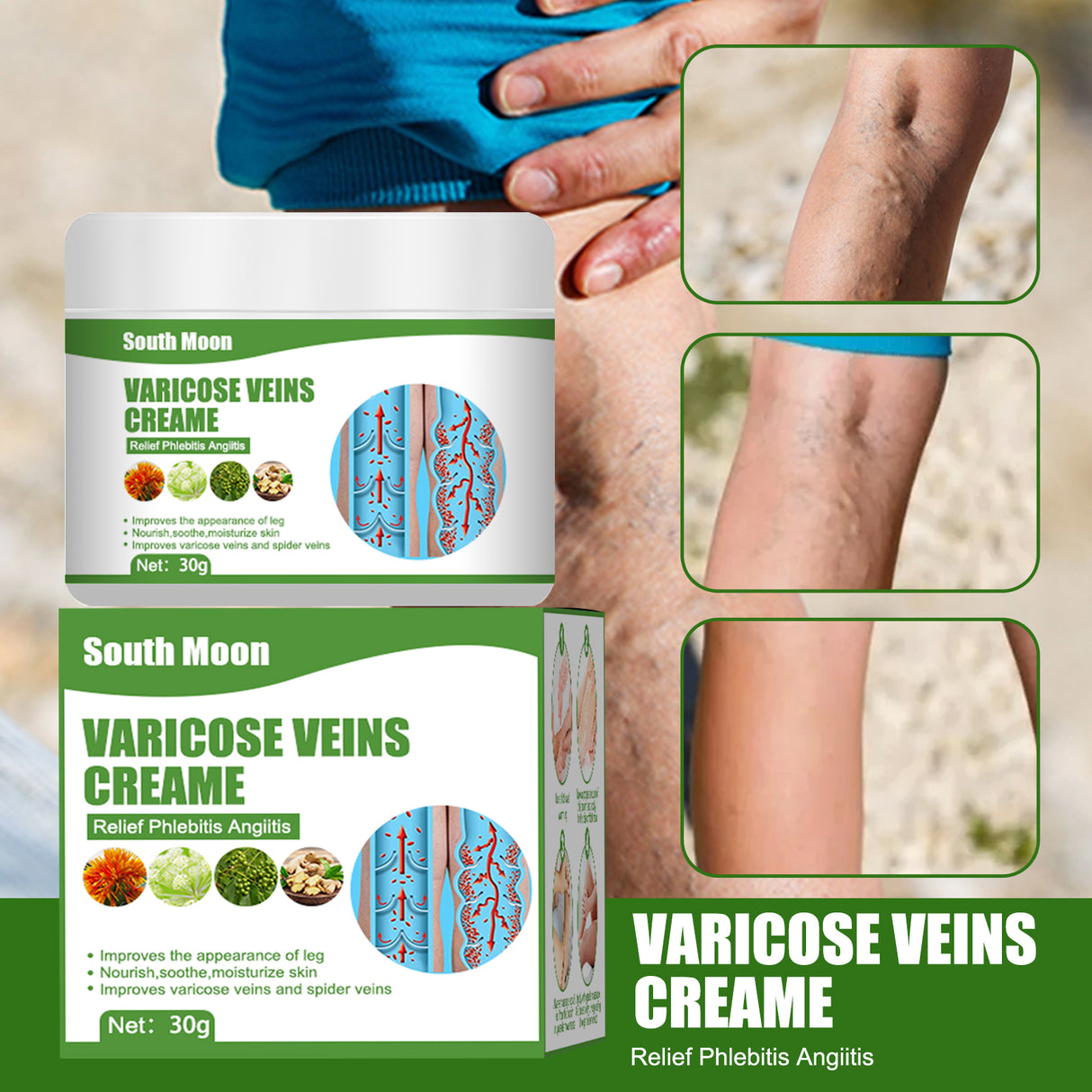 Leg Care Cream Soothing Leg Discomfort Gentle Pamper Moisturizing Massage Leg Care Cream - V.I.P Digital Presence
