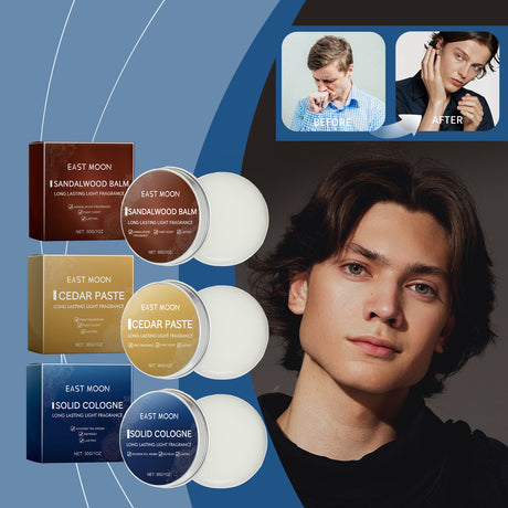 Solid Balm Men's Charm Solid Balm Fresh Natural Long-Lasting Fragrance Balm - V.I.P Digital Presence