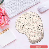 Silicone wrist mouse pad female comfortable computer soft non-slip hand rest pad thick non-slip wrist rest cute game pad - V.I.P Digital Presence
