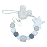 Silicone Round Beads and Star Beads Pacifier Clip Chain Strap Cute Dummy Nipple Leash Strap for Infant Toddler Baby Feeding - V.I.P Digital Presence
