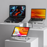 Laptop Stand Adjustable Aluminum Alloy Laptop Tablet Up To 17.3 Inch Laptop Portable Folding Stand Cooling Stand Support - V.I.P Digital Presence