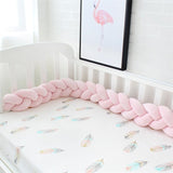 1Pcs 1M/2M/3M Baby Handmade Nodic Knot Newborn Bed Bumper Long Knotted Braid Pillow Baby Bed Bumper Knot Crib Infant Room Decor - V.I.P Digital Presence