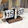 Retro flip digital clock, battery - powered mechanical clock for home & office decor - V.I.P Digital Presence