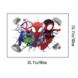 3D Avengers Fist Wall Stickers Self Adhesive Wholesale Green Giant Living Room Bedroom Creative Background Wall PVC Decoration - V.I.P Digital Presence