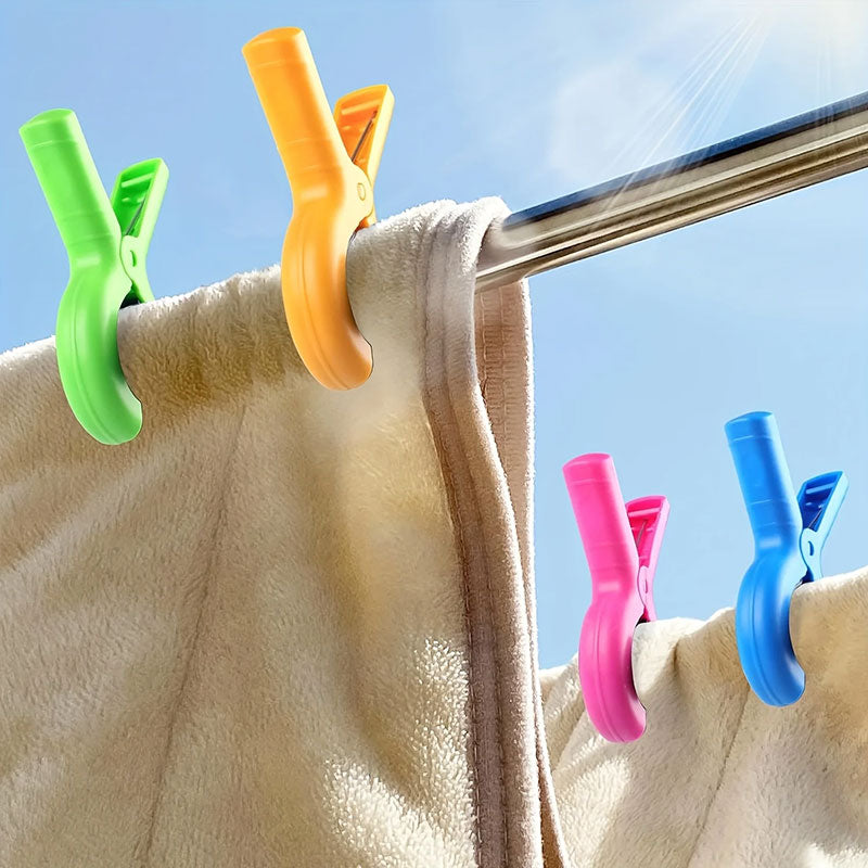 Pinzas para toallas de playa de 4/8 piezas: para sillas de playa, piscinas y cruceros. Resistentes y duraderas, también funcionan como pinzas para la ropa.