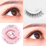 A Pair Of Glue-Free Self-Adhesive Eyelashes Reusable Double Glue Strips Natural Slender Cross Simulation False Eyelashes - V.I.P Digital Presence