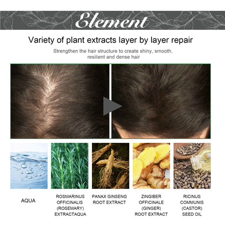 Hair Density Growth Essential Oil, Nourishing Hair Root Repair Perming Dry Damaged Hair Supple Hair Care Essential Oil - V.I.P Digital Presence
