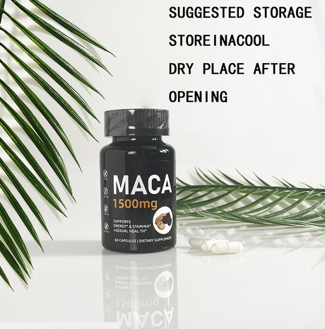 Maca Capsules  root herbal supplement maca extract energy stamina maca root extract capsules - V.I.P Digital Presence