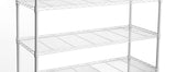 7 Tier Wire Shelving Unit 2450 LBS NSF Height Adjustable Metal Garage Storage Shelves with Wheels White