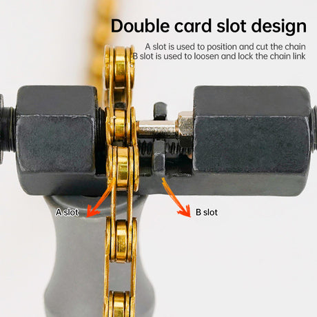 Universal Bike Chain Breaker v3.8: Cuts pins, removes links. For single - 12 speed MTB, road bikes. Repair tool. - V.I.P Digital Presence