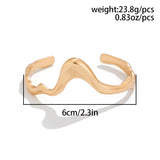 Fashionable liquid lava metal ankle bracelet, ankle chain, female personality, irregular geometric texture, ankle ring accessory - V.I.P Digital Presence