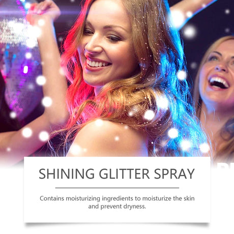 Stage Makeup Glitter Spray Facial Clavicle Brightening Glitter Natural Stereoscopic Long-Lasting Highlighter Spray - V.I.P Digital Presence