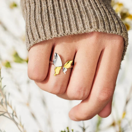 925 Sterling Silver Butterfly Ring - V.I.P Digital Presence