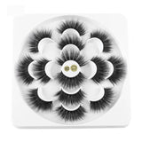 7 Pairs 3D Mink Hair False Eyelashes 25mm Lashes Thick Long Wispy Fluffy Handmade False Eyelashes - V.I.P Digital Presence