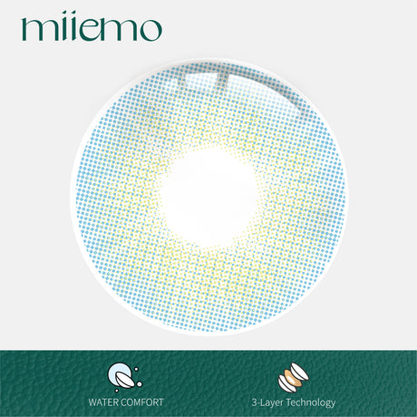 1Pair FDA Certificate Eyes Beautiful Pupil Colorful Girl Cosplay Contact Lenses  PHALAENOPSIS BLUE - V.I.P Digital Presence