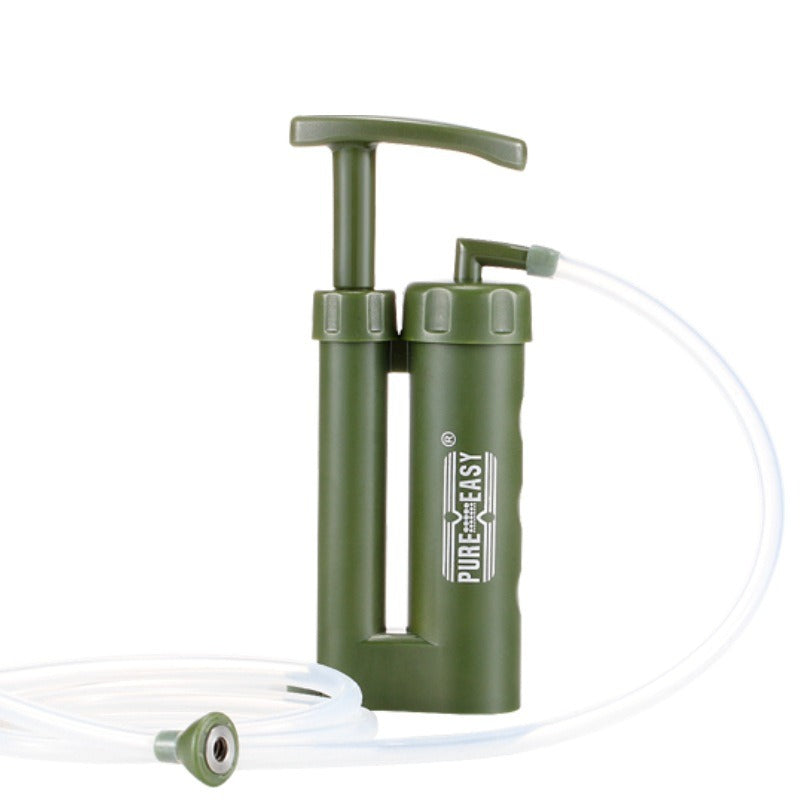 Outdoor water purifier, wilderness survival emergency rescue water filter, camping portable pump filter - V.I.P Digital Presence