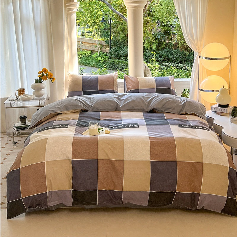 Cartoon Four-Piece Set Fresh Autumn and Winter Single Student Dormitory Bedding Sheet Three-Piece Set Single Quilt Cover - V.I.P Digital Presence